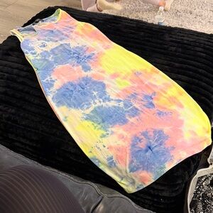 Derek Heart Multicolor Tie-Dye Top